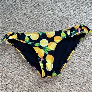 Lemon Printed Bikini Bottoms